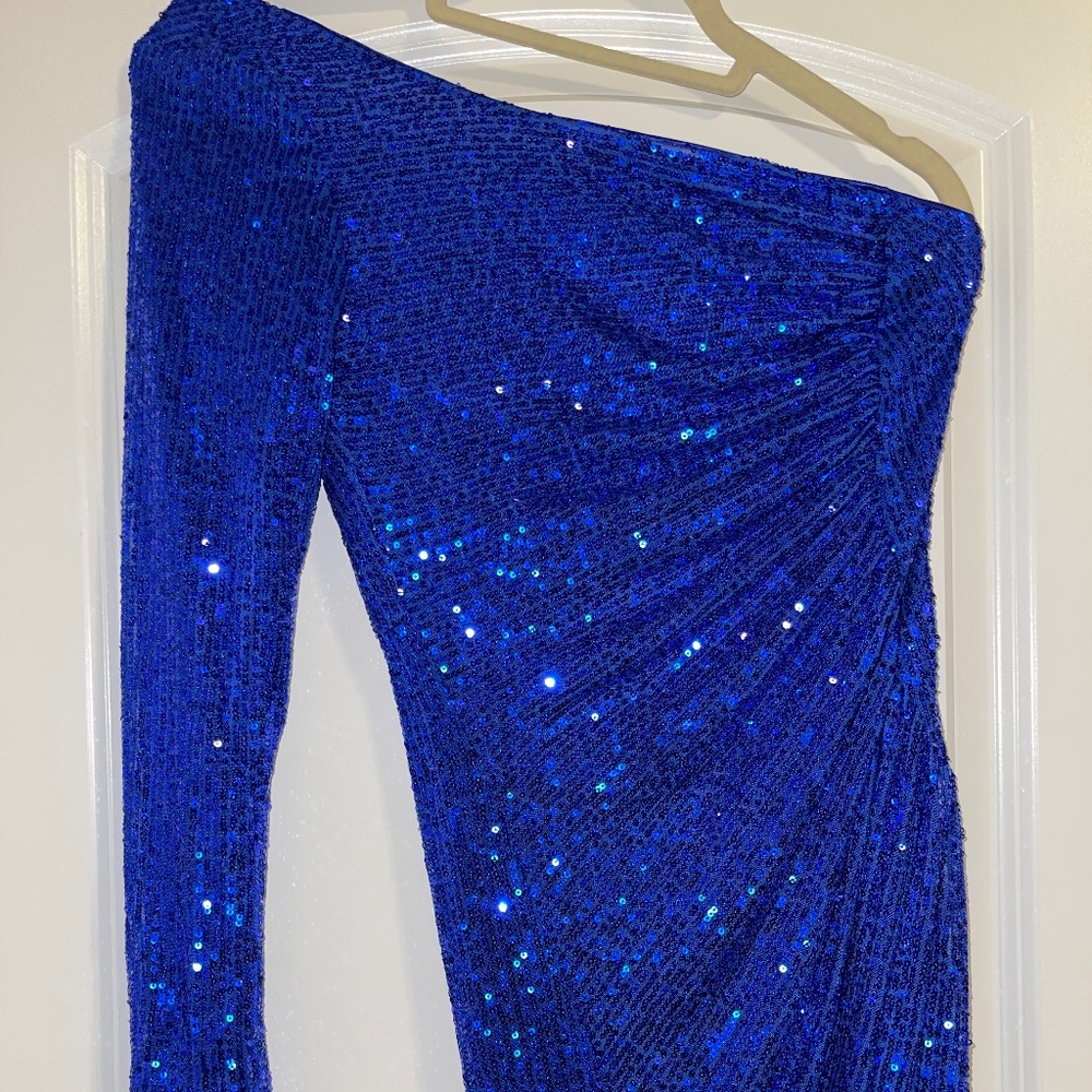 Royal blue dress